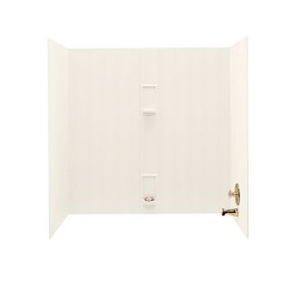 Swanstone Solid Surface Bathtub Wall Surround (Common 30 in x 60 in; Actual 60 in x 30 in x 60 in)