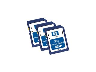 HP 6GB (2GB x 3) Secure Digital (SD) Flash Card 3 Pack Model L2530A