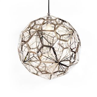 Access Lighting Aeria Metal Foil Clear Glass Pendant Cluster with