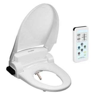 SmartBidet Electric Bidet Seat for Elongated Toilets in White SB 1000WE