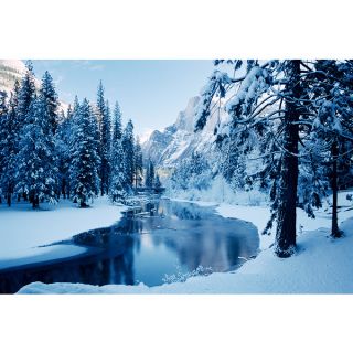 Snowy River in Yosemite National Park, California Photography Canvas