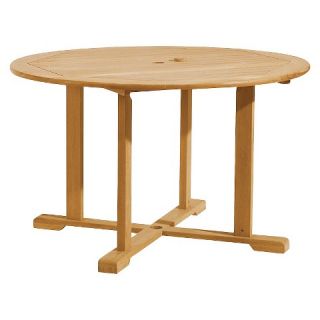 Oxford Round Wood Patio Dining Table