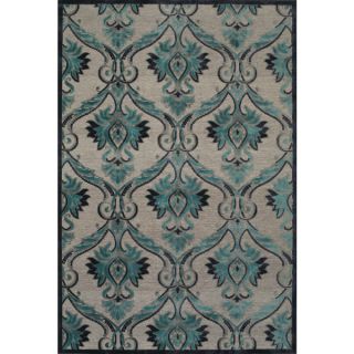 Feizy Power Loomed Viscose Carrara Rug in Pewter / Charcoal 5 3 X 7