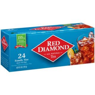 Red Diamond Tea Orange Pekoe & Pekoe Tea Bags, 24 ct
