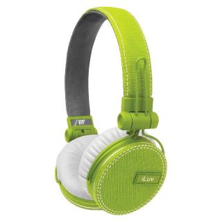 iLuv ReF™ Deep Bass Canvas On Ear Headphones   Green