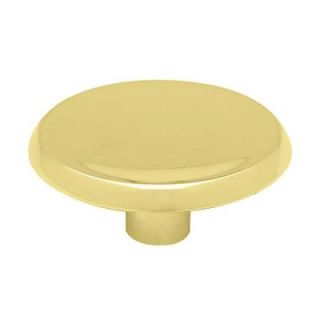 Liberty 1 1/2 in. Polished Brass Concave Round Cabinet Knob P65015H PB C