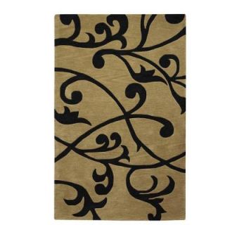 Home Decorators Collection Perpetual Beige/Black 2 ft. 6 in. x 4 ft. 6 in. Area Rug 4391010810