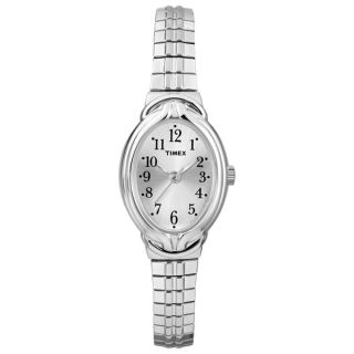 Timex T2N9809J Womens Elevated Classics Oval Two Tone Expansion Band