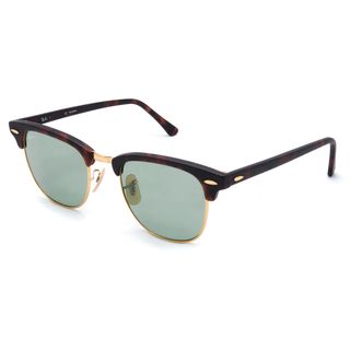 Ray Ban Clubmaster Polarized Sunglasses 51mm   Tortoise Frame/Polar