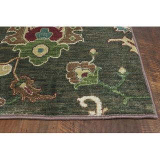 Shiraz Olive Green Oushak Area Rug by KAS Rugs