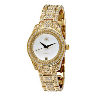 Adee Kaye Ladies AK9 12LG C Royal Collection Timepiece Gold tone