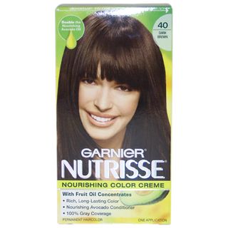 Garnier Nutrisse Nourishing Color Creme #40 Dark Brown Hair Color