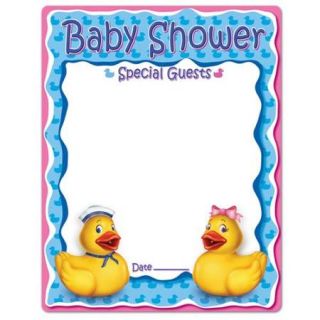 Club Pack of 12 Cute Just Duckie Party Graph Baby Shower Party Decorations 23"