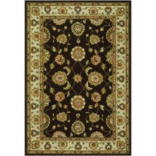Couristan Covington Maplewood Chocolate 5 ft. 6 in. x 8 in. Area Rug DISCONTINUED 21305378056080T