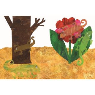 Eric Carle The Mixed up Chameleon Character Art Tree Flower Canvas