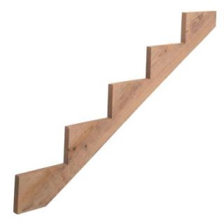 5 Step Pressure Treated Wood Stair Stringer 430198