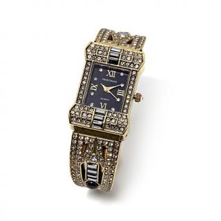Heidi Daus "Sparkling Opulence" Pavé Crystal Cuff Watch   7607373