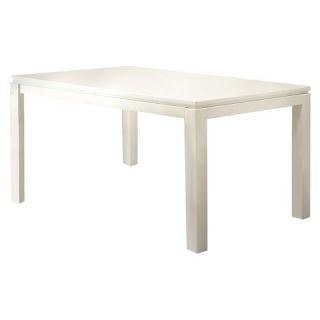 High Glossed Dining Table   White