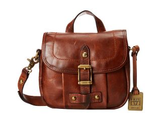 frye parker field small cognac antique pull up