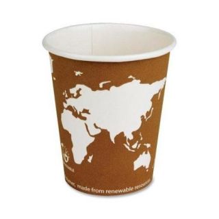 Eco products Renewable Resource Hot Drink Cup   10 Oz   50/pack   Paper (BHC10WAPK)