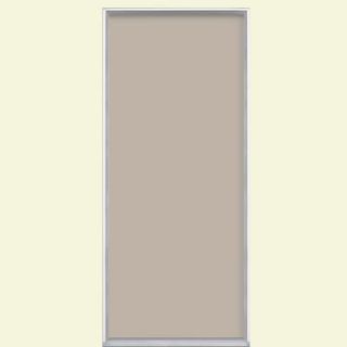 Masonite 36 in. x 80 in. Flush Canyon View Painted Steel Prehung Front Door No Brickmold 32753