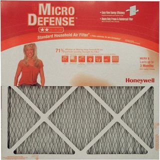 Honeywell MERV 8 Standard Air Cleaning 1" Filter, 20"L x 20"W x 1"H