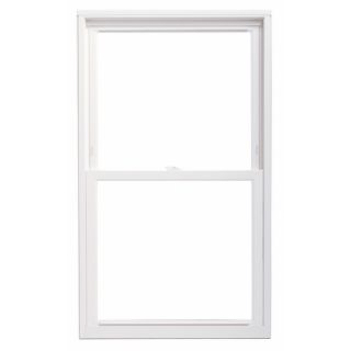 ThermaStar by Pella Vinyl Double Pane Annealed Replacement Double Hung Window (Rough Opening 30.75 in x 57.75 in Actual 30.5 in x 57.5 in)