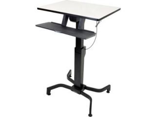Ergotron WorkFit PD, Sit Stand Desk (Light Grey)