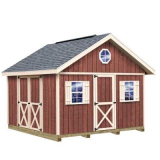 Best Barns Fairview 12 ft. x 12 ft. Wood Storage Shed Kit with Floor including 4 x 4 Runners fairview_1212df