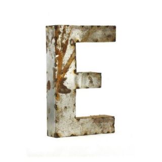 Letter E Metal Wall Art   Small   10.5W x 18H in.