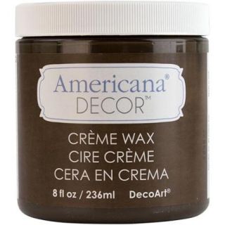 Deco Art Americana Decor Creme Wax, 4 Ounce, Deep Brown Multi Colored