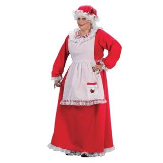 Womens Mrs. Claus Costume   Plus Size