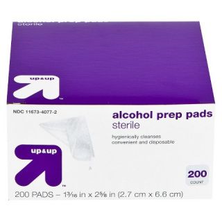 up & up™ Sterile Alcohol Prep Pads   200 Count