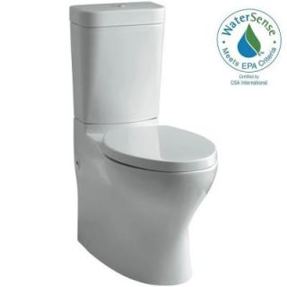 KOHLER Persuade 2 piece 1.0 or 1.6 GPF Dual Flush Elongated Toilet in Ice Grey K 3753 95