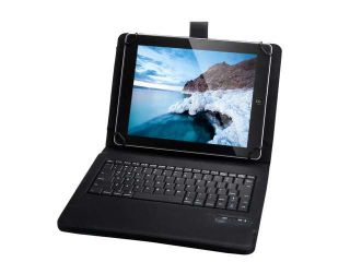Universal Detachable Wireless Bluetooth Keyboard Leather Case Cover for 9" 10" Tablet PC