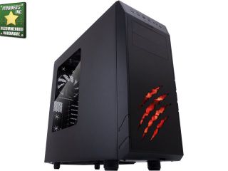 Rosewill WolfAlloy ATX Mid Tower Gaming Computer Case, support VGA card length up to 340mm, come with four fans 2 x Front 120mm Fan, 1 x Rear 120mm Fan, 1 x Top 140mm Fan