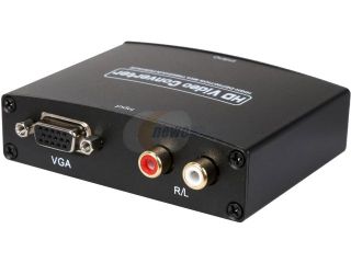SY ADA31049 VGA DB15 + Stereo RCA High Definition Video Audio to HDMI 1.3 converter box