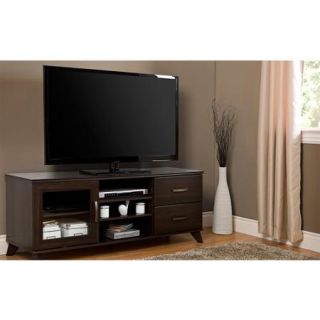 South Shore Caraco Mocha TV Stand for TVs up to 60"