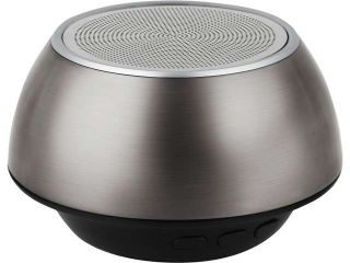 iKANOO BT001 Portable Bluetooth Speaker w/ Speakerphone and Stylish Design (Metal Color)