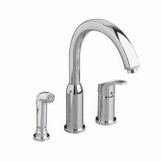 American Standard Arch Polished Chrome 1 Handle High Arc Kitchen Faucet with Side Spray