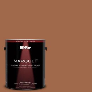 BEHR MARQUEE 1 gal. #QE 13 Smoldering Copper Flat Exterior Paint 445301