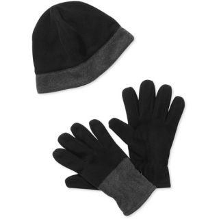 Men's Fleece Hat and Gloves Set