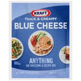 Kraft Thick & Creamy Blue Cheese Anything Dip, Dressing & Recipe Mix, 1.25 oz