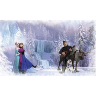 RoomMates 72 in. x 126 in. Disney Frozen Chair Rail Pre Pasted Wall Mural JL1321M