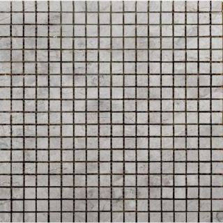 Emser Silver 12 in. x 12 in. x 9.5 mm Marble Mesh Mounted Mosaic Floor and Wall Tile 1165798