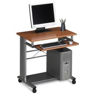 Mayline Empire Mobile Pc Workstation   Rectangle   29.8" Height   Steel   Cherry (945MEC)