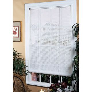 PVC Window Blind Shade, White