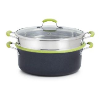 T Fal Balanced Living 7 qt.Oval Dutch Oven with Steamer E8709064