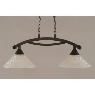 Bow 2 Light Kitchen Island Pendant