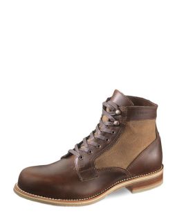 Wolverine Whitepine 1000 Mile Leather/Canvas Boot